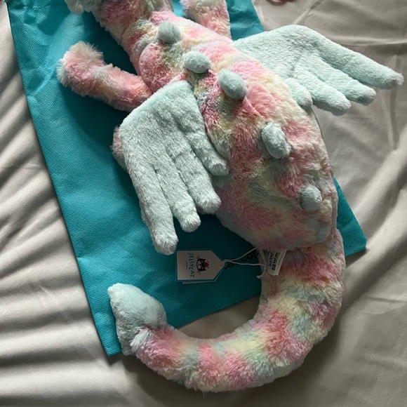 AUTHENTIC Jellycat Lazulia Dragon Size Large BNWT - Picture 6 of 8